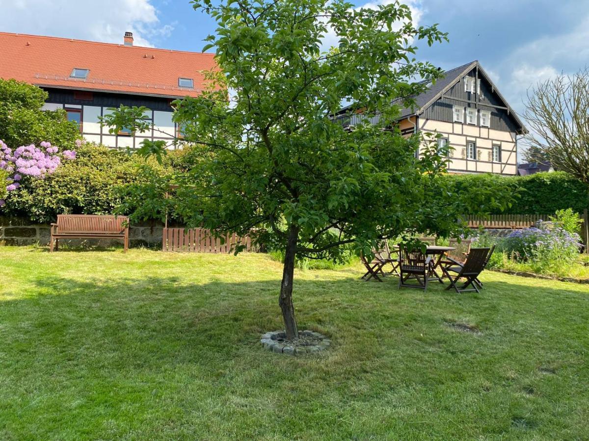 Urlaubsfreude Biedermann Haus Gluecksstein - Mondstein Apartment Bad Schandau Exterior foto